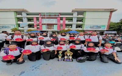 Paskibra SMP Negeri Bekasi Raih  Juara Muda III